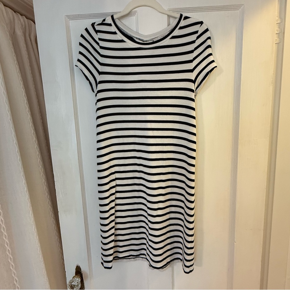 LOFT Striped Mini Dress